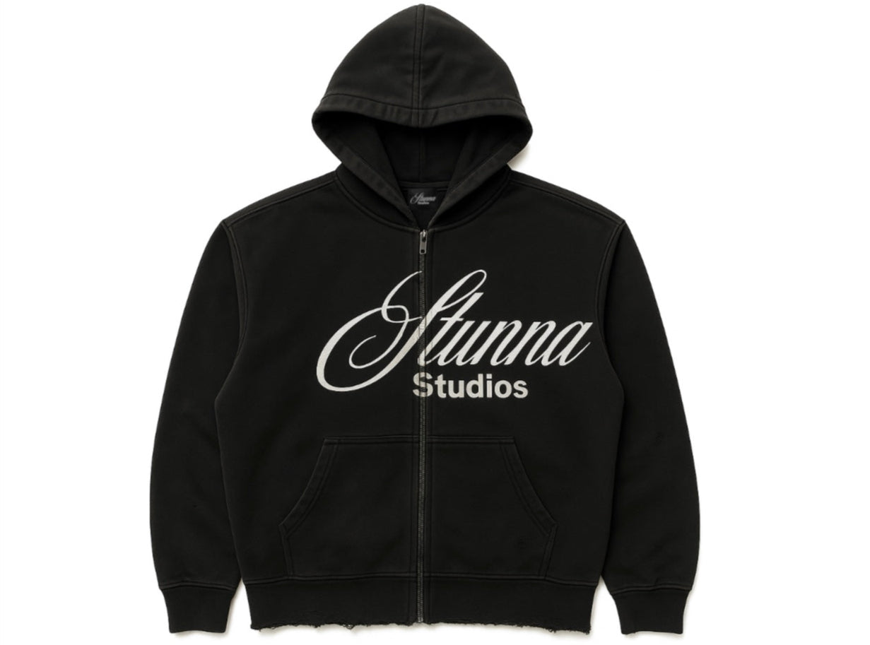 Stunna Cropped Zip Up