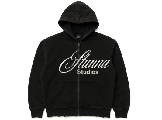 Stunna Cropped Zip Up